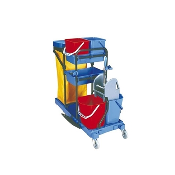 CARRO LIMPIEZA TOMMY (2x25 L. + 2 CUBETAS 12 L.+SACO) - Imagen 1