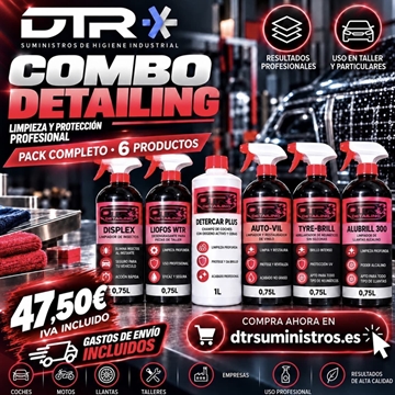 COMBO DETAILING – PACK COMPLETO DE LIMPIEZA PROFESIONAL - Imagen 1