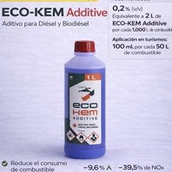ECOKEM ADICTIVO PARA DIÉSEL Y BIODIESEL (1 LITRO) - Imagen 1