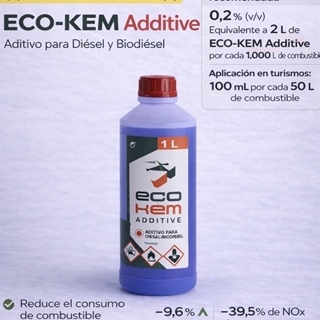 ECOKEM ADICTIVO PARA DIÉSEL Y BIODIESEL (1 LITRO) - Imagen 1