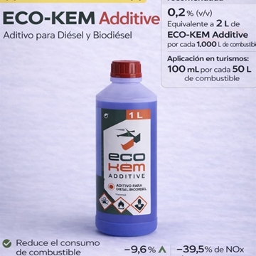 ECOKEM ADICTIVO PARA DIÉSEL Y BIODIESEL (1 LITRO) - Imagen 1