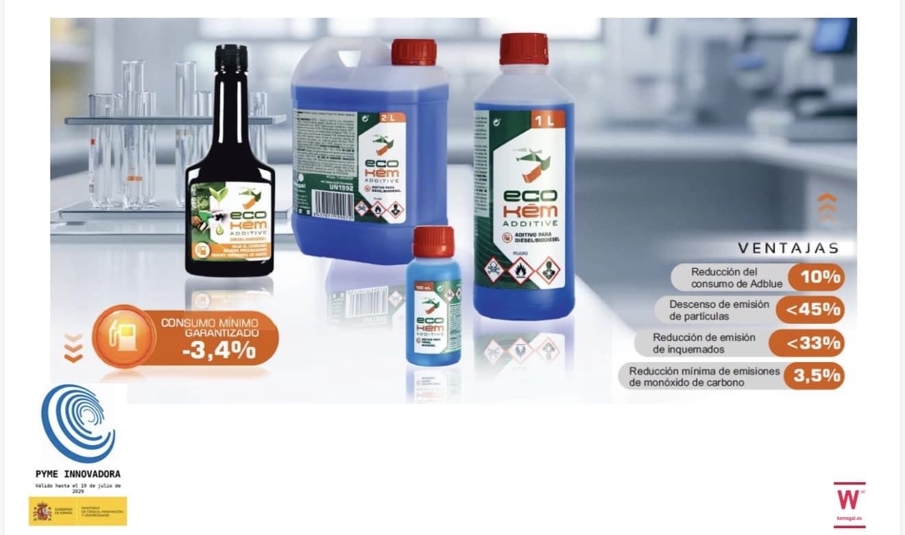 ECOKEM ADICTIVO PARA DIÉSEL Y BIODIESEL (1 LITRO) - Imagen 10