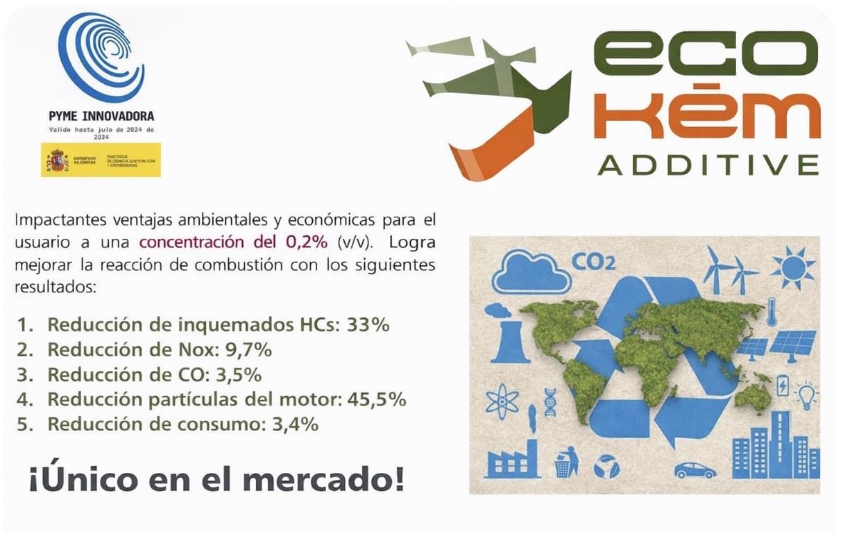 ECOKEM ADICTIVO PARA DIÉSEL Y BIODIESEL ( 2 LITROS) - Imagen 2