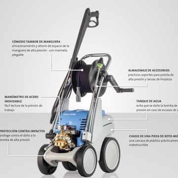 HIDROLIMPIADORAS DE ALTA PRESIÓN  quadro 9/170 TST  190 bares presión | AGUA FRÍA Serie quadro pequeña - Imagen 2