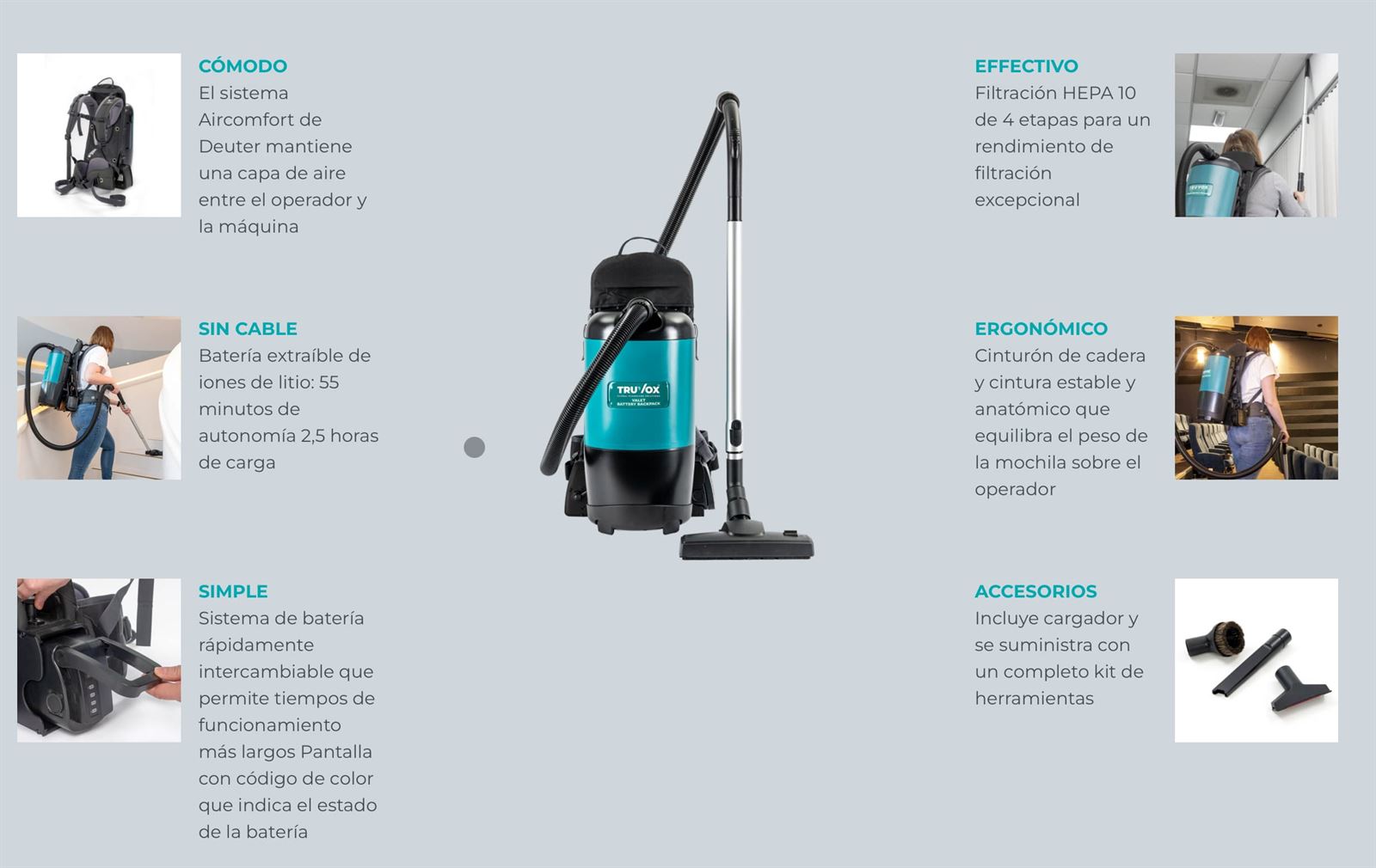 VALET BATTERY BACKPACK - Imagen 3
